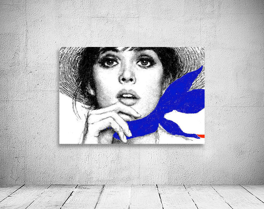 Pop Silence – Pop Art Portrait Art Print Wall Preview