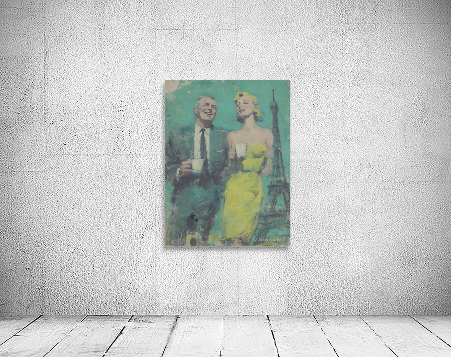 Una Manana en Paris – A Morning in Paris Vintage Poster Art Print Wall Preview