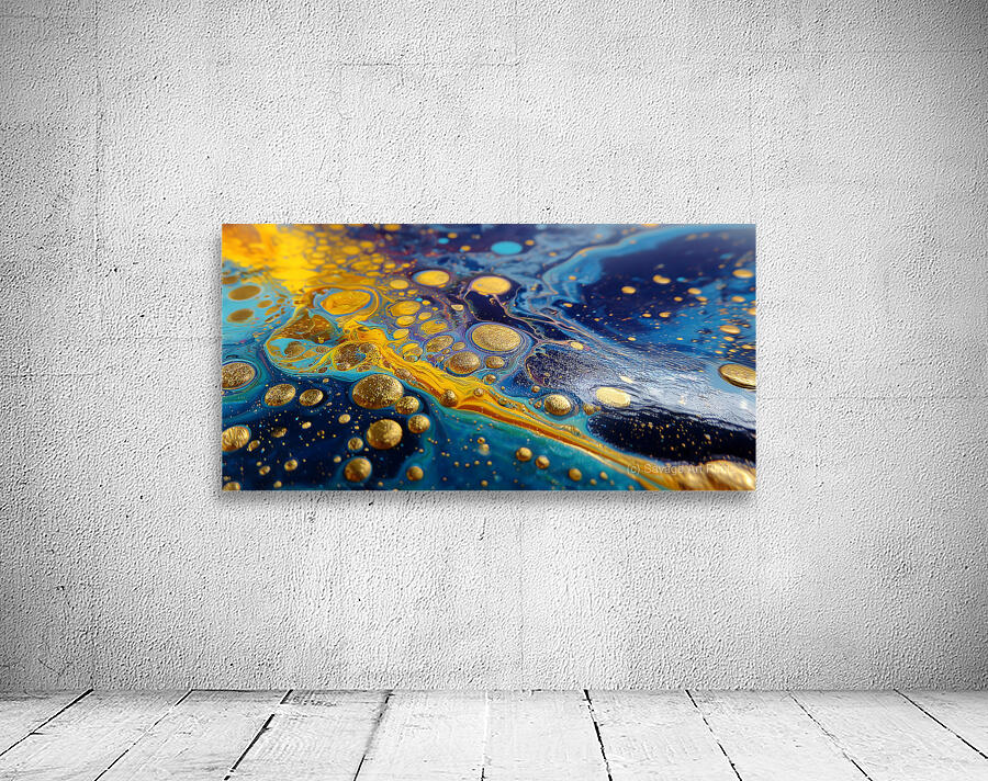 Liquid Groove – Fluid Abstract Art Print Wall Preview