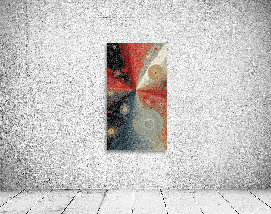 Stardust Vortex – Intricate Pointillist Abstract Wall Preview