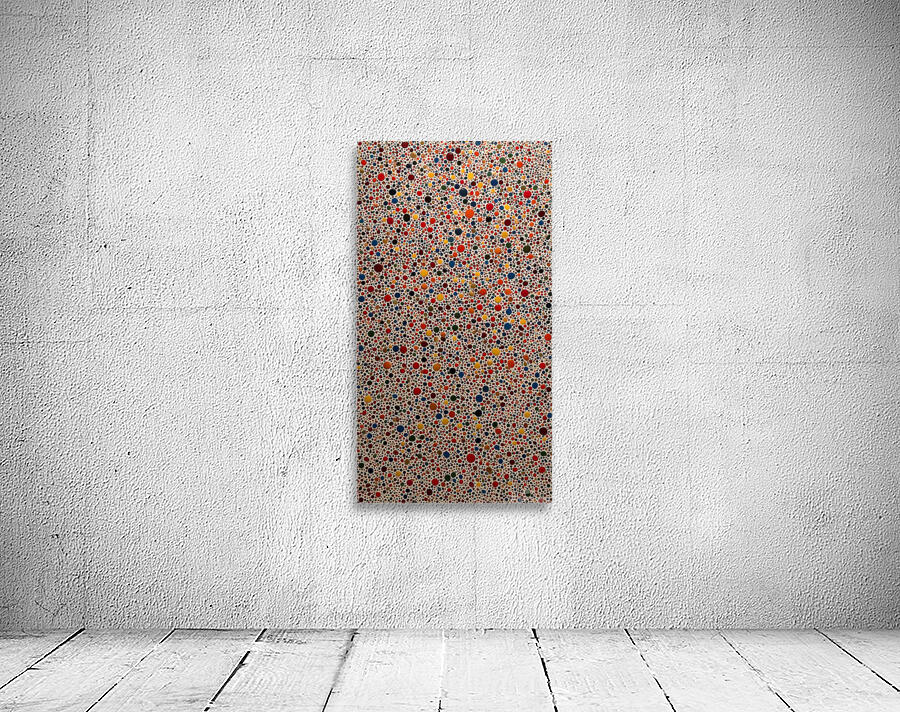 Infinity Dots – Multicolor Pointillist Abstract Print Wall Preview