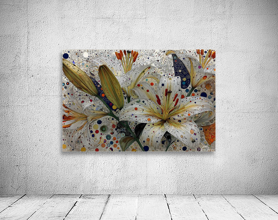 Stargazer Constellation – Lily Pattern Abstract Print Wall Preview
