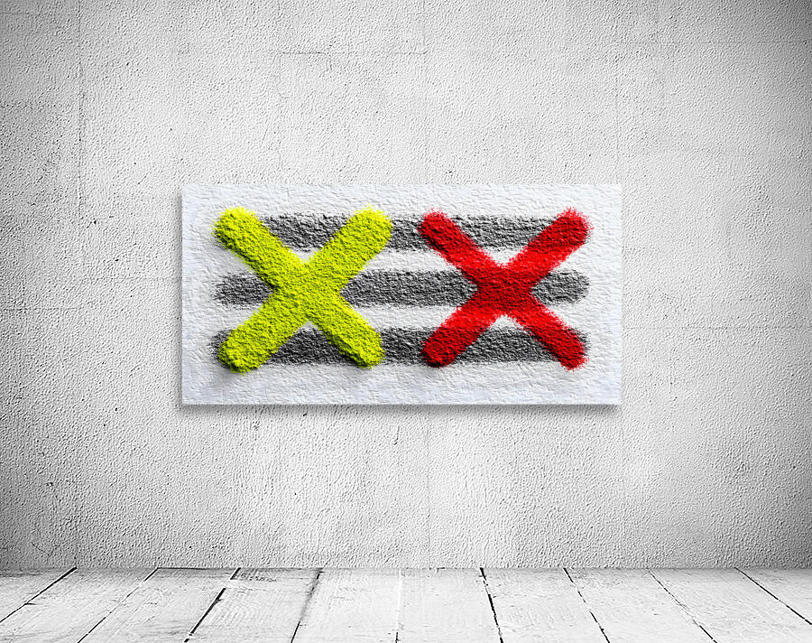 Signal Marks – Minimalist X Pop Print Wall Preview