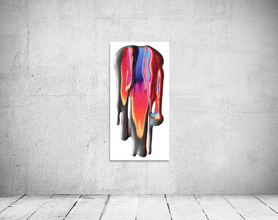 Velocity Palette – Compressed Color Burst Print Wall Preview