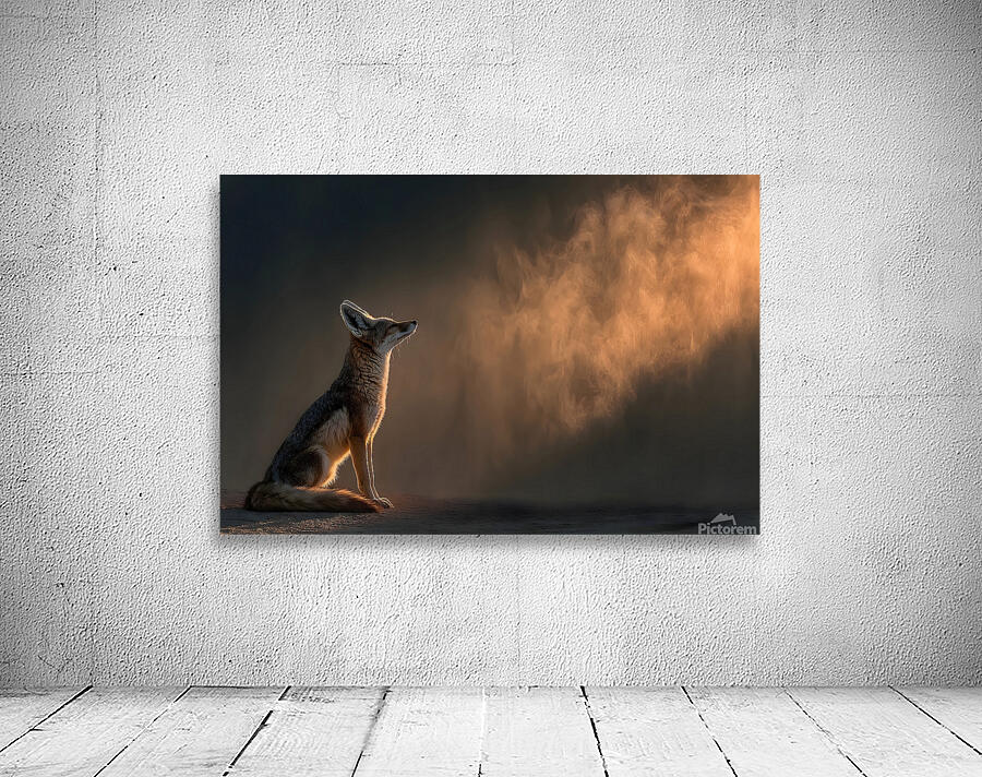 Breath of Dawn – Desert Fox Print Wall Preview