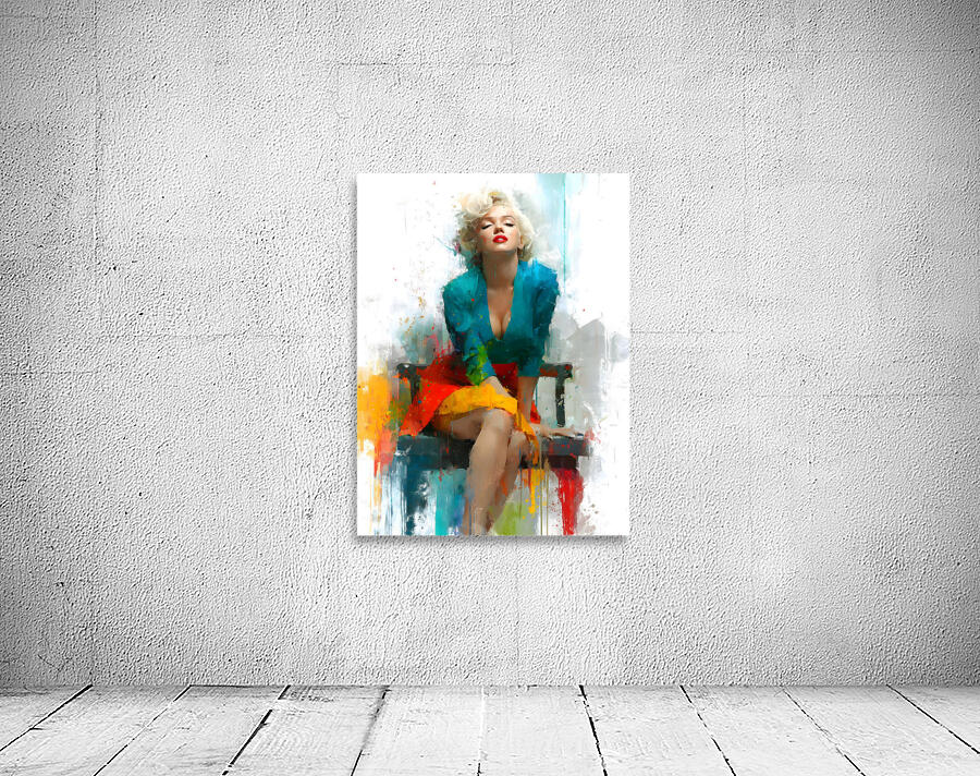 Icon in Color – Modern Muse Print Wall Preview