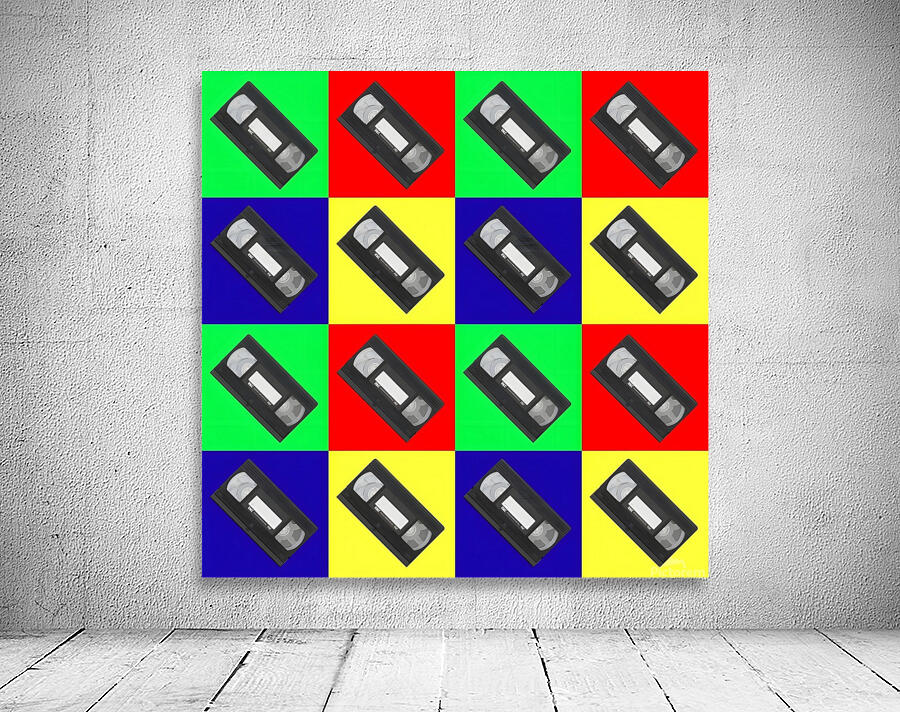 Be Kind Rewind – VHS Pop Art Print Wall Preview