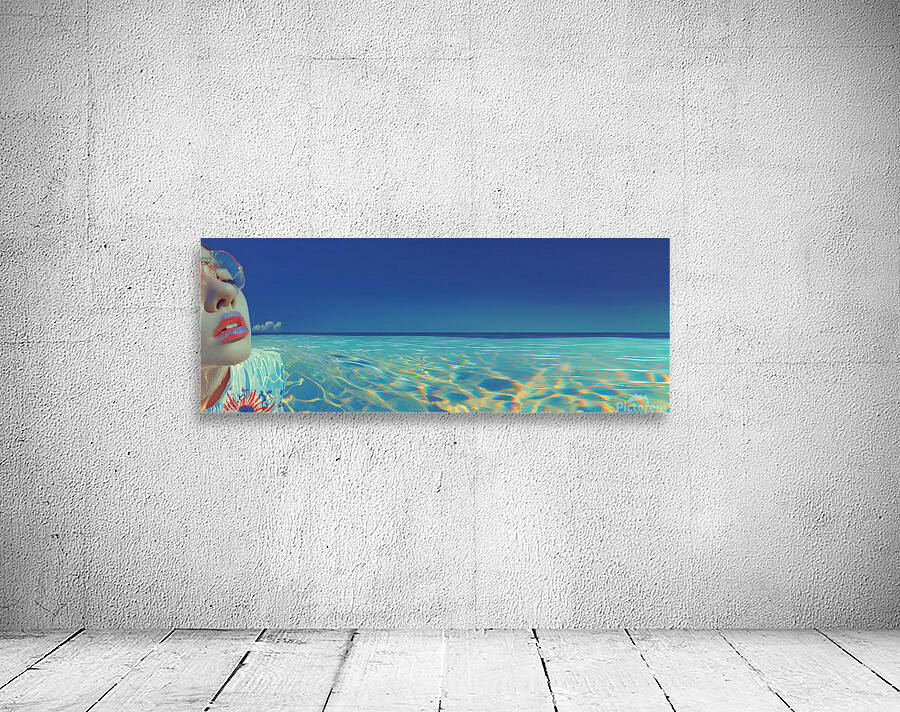 Tropical Horizon – Ocean Muse Print Wall Preview