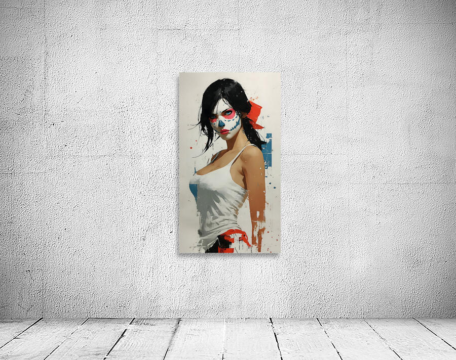 Reina Del Asfalto – Queen of the Streets print Wall Preview