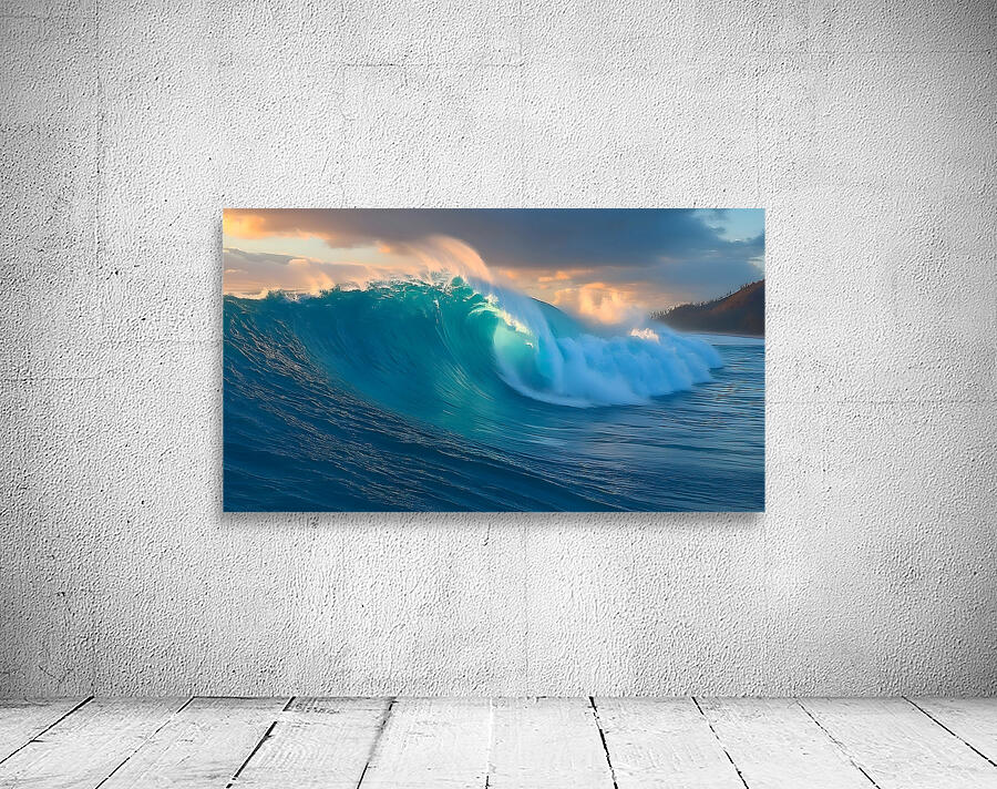 Ocean Fury – Crashing Wave Print Wall Preview