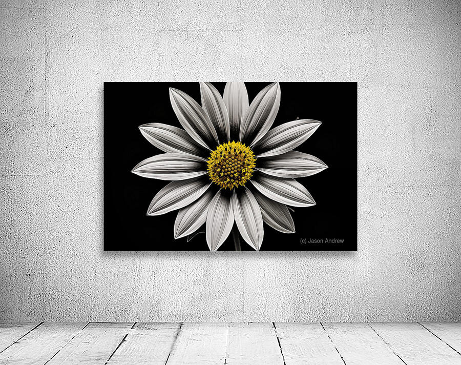 Wallflower – Sunflower of Resilience Print Wall Preview
