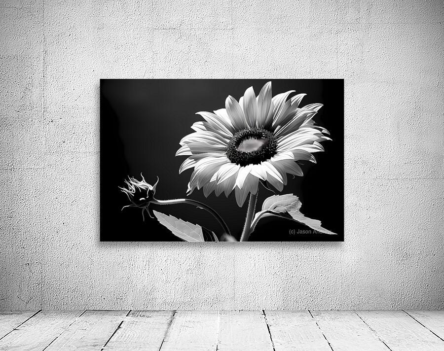 Iconic Sunflower – Golden Bloom Fine Art Print Wall Preview