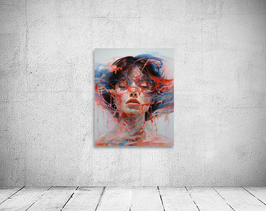 Bipolar Spectrum – Abstract Portrait Print Wall Preview