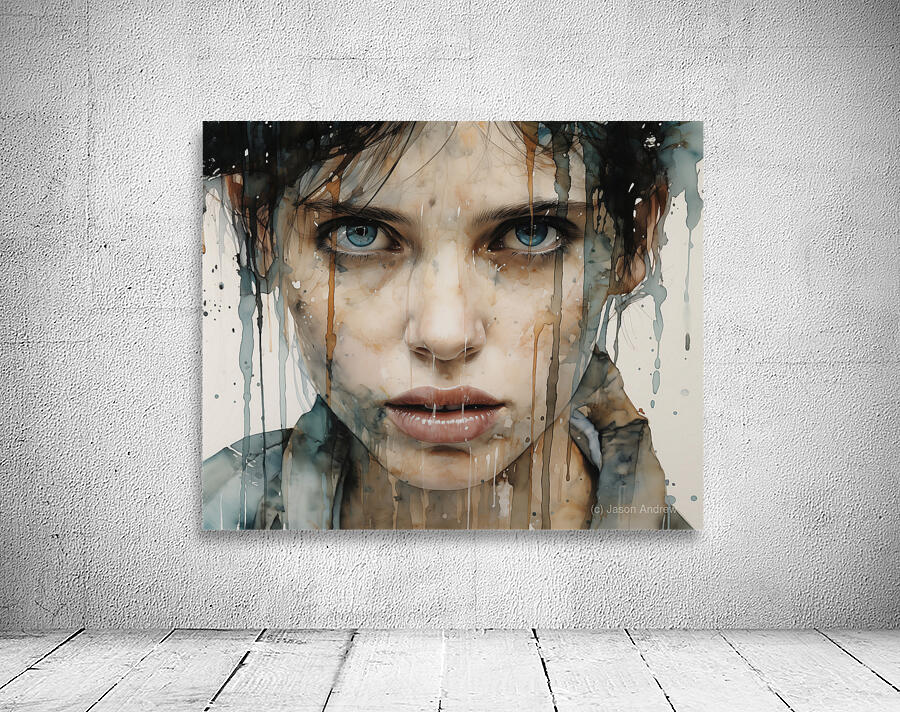 PTSD – After the Storm Portrait Print Wall Preview
