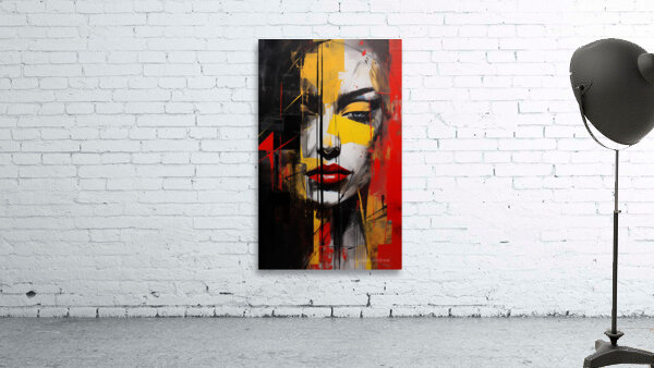 Addiction – Abstract Portrait Print Wall Preview