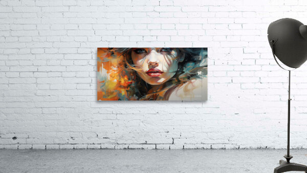Midnight Siren – Dark Fantasy Portrait Art Print Wall Preview