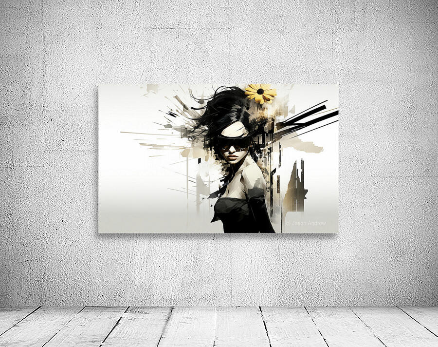 Assassin –  Womens Portrait Art Print Wall Preview