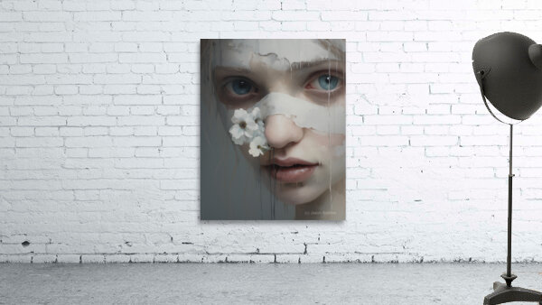 Schizophrenia – Pop Surreal Portrait Art Print Wall Preview