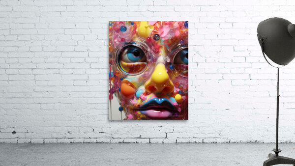 Insanity - Neo-Pop Portrait Art Prints Wall Preview