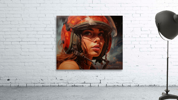 Woman Of War - Urban Warrior Portrait Art Prints Wall Preview