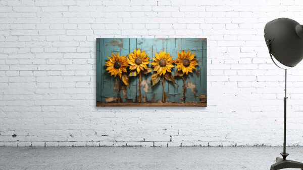 Tournesol - French Sunflower Art Prints Wall Preview