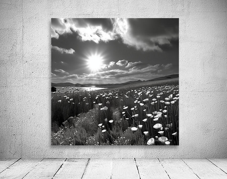 Aequo Animo – Even-Minded Seascape Art Print Wall Preview