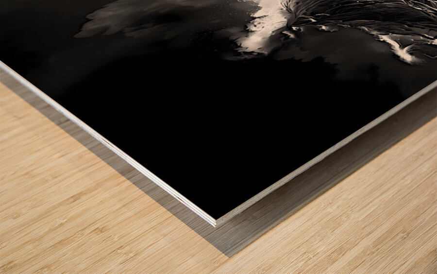 Tempestuous Symphony - Stormy Ocean Art Prints Wood print