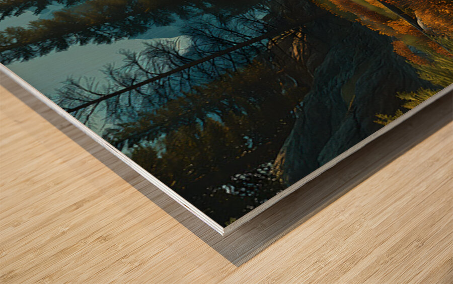 Home Away From Home - Tranquil Landscape Art Prints Wood print