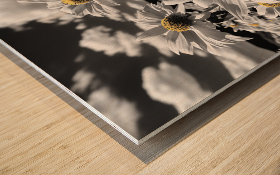 Motion Blur - Abstract Floral Motion Art Prints Wood print