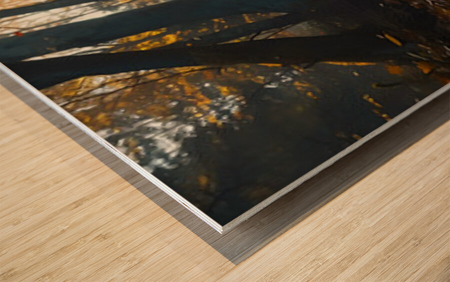 Noyau De Lumiere - Core Of Light - Minimal Landscape Art Prints Wood print