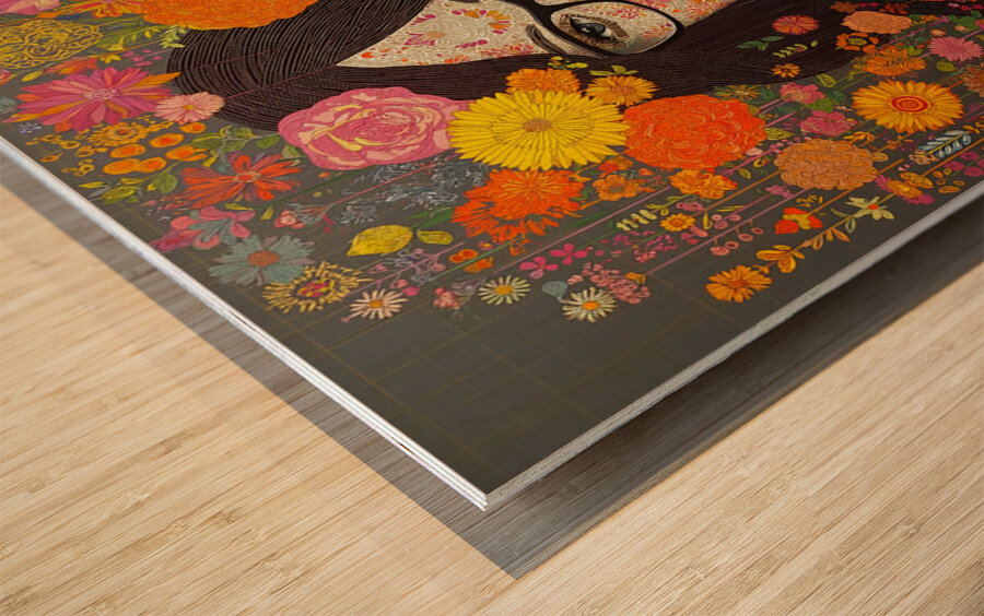 El Intelecto De Los Muertos - The Intellect Of The Dead - Surreal Skull Art Prints Wood print