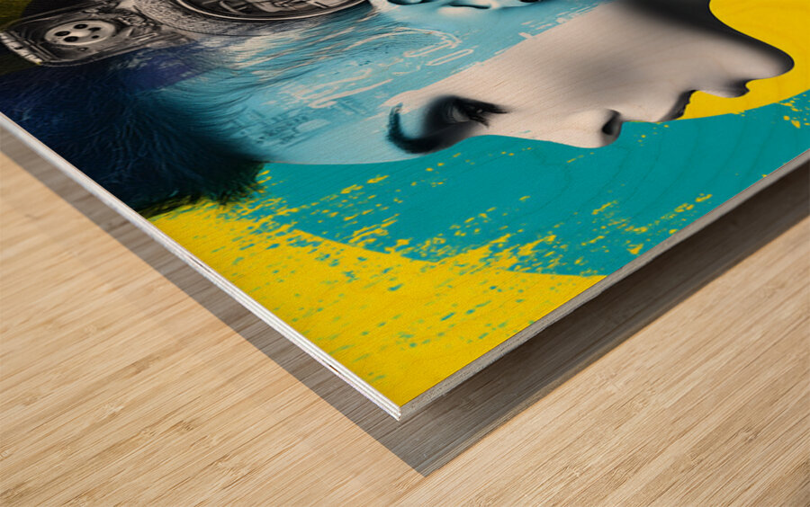 Punk Rock Originale - Punk Portrait Art Prints Impression sur bois