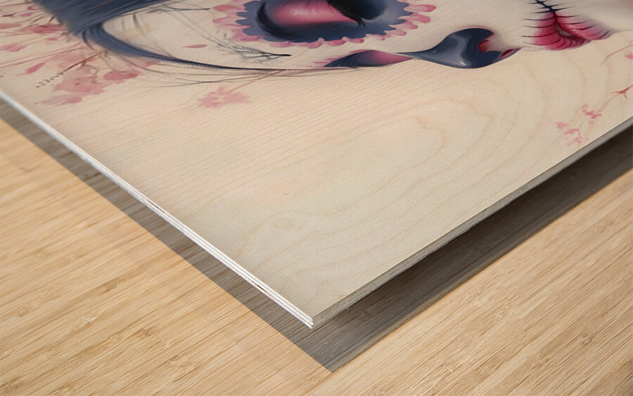 El Silencio De Los Muertos Bellos - The Silence Of The Beautiful Dead - Dia De Los Muertos Art Prints Wood print