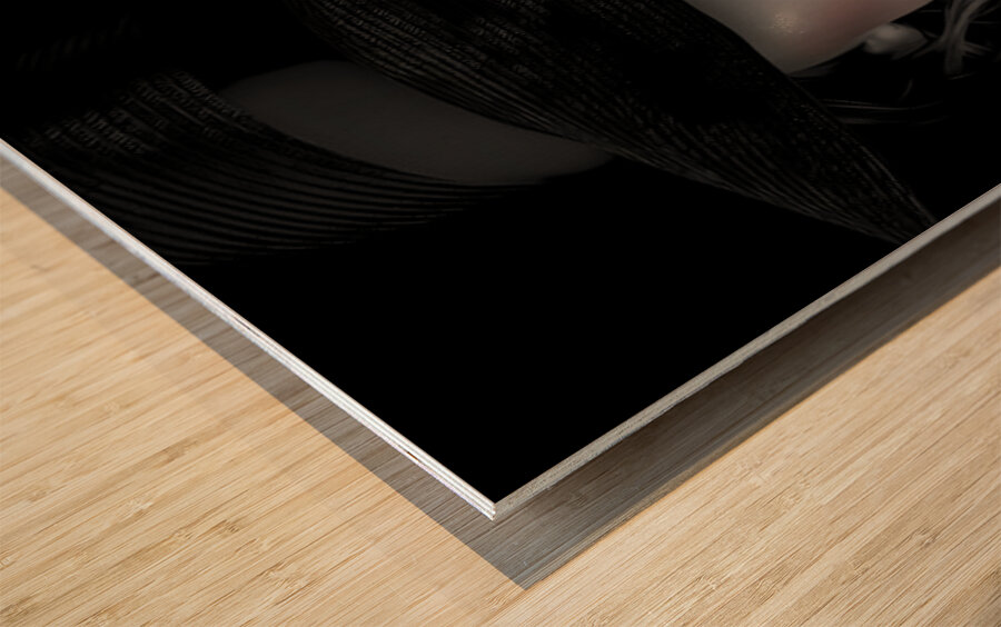 The Red Seduction - Noir Fashion Portrait Art Prints Impression sur bois