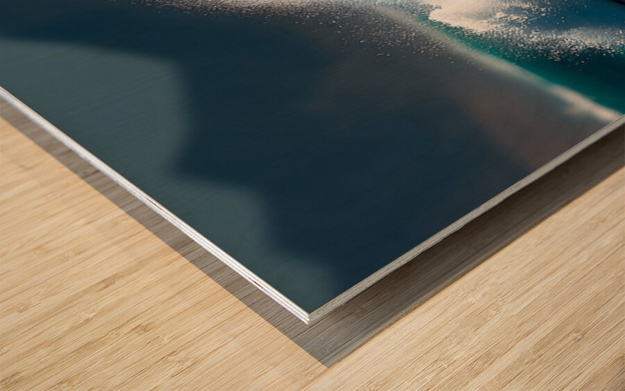 The Surge - Modern Seascape Art Prints Wood print