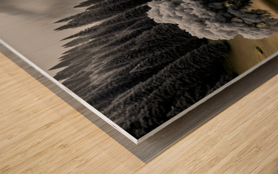 Be Still And Know - Inspirational Landscape Art Prints Wood print