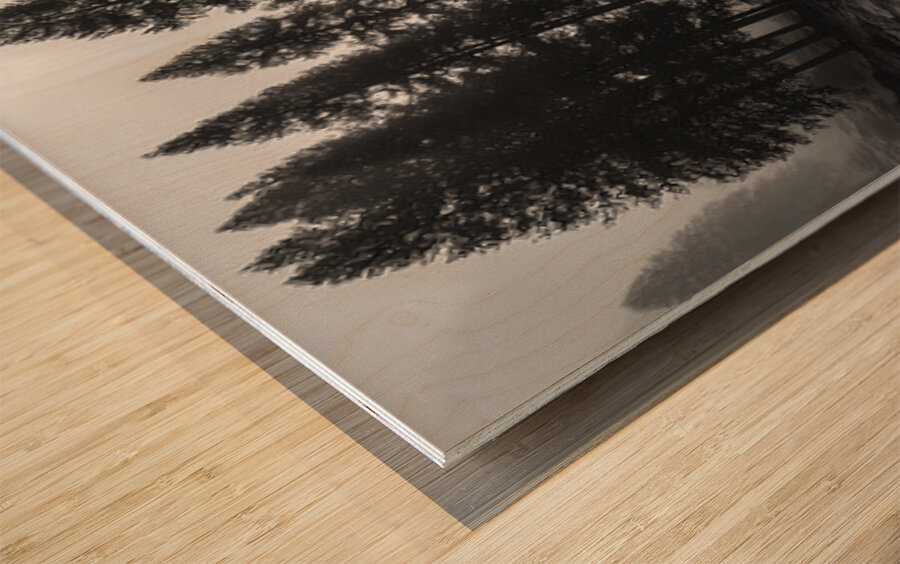 He Restoreth My Soul - Inspirational Landscape Art Prints Wood print