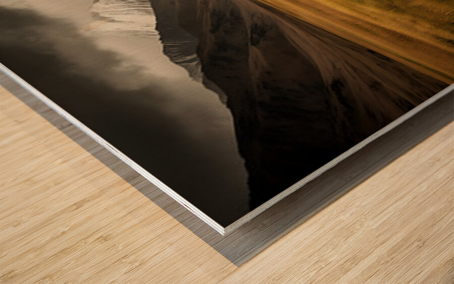 Where the Waters Run - Minimal Landscape Art Prints Impression sur bois