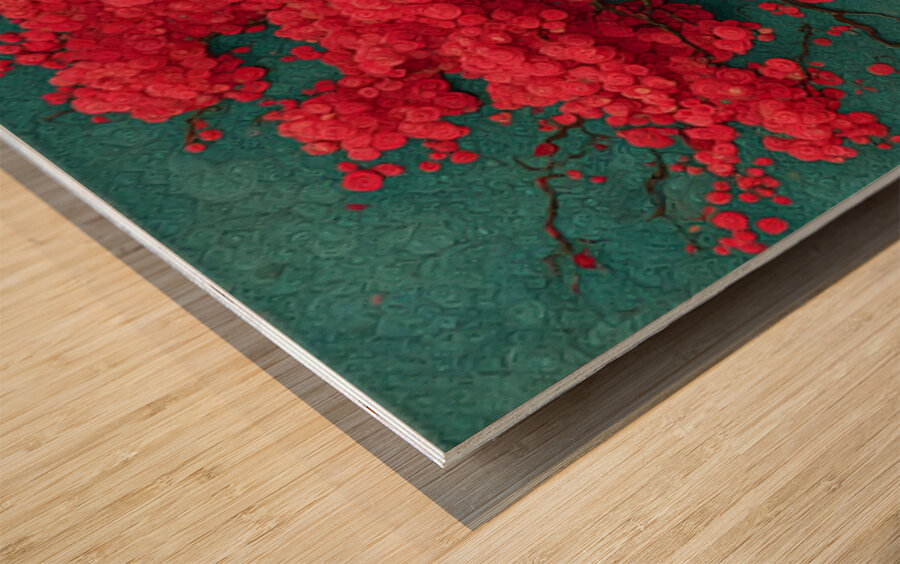 Sakura No Yume 桜の夢 - Cherry Blossom Dream - Japanese Cherry Blossom Art Prints Wood print