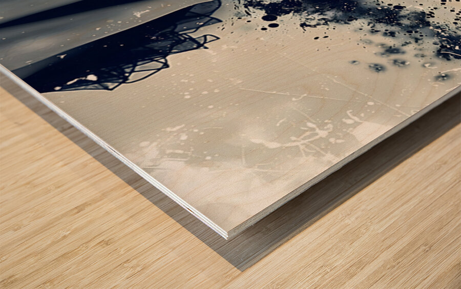 Only Feet Abstract - Playful Graphic Art Prints Impression sur bois