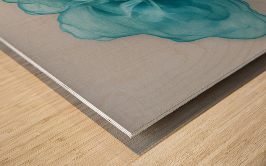 Ethereal Pulse – Soft Abstract Art Print Wood print