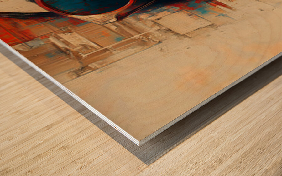 Deseo que Mata – Desire That Kills Vintage Poster Art Print Wood print