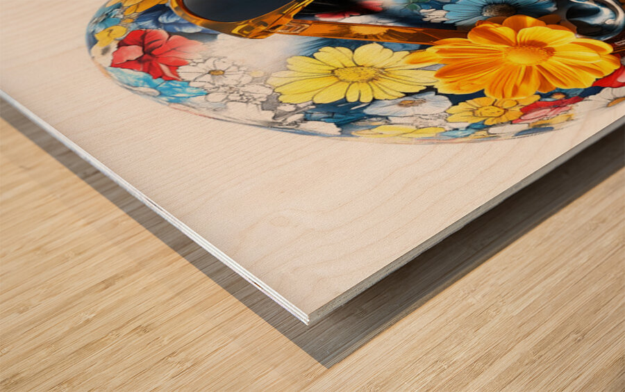 GOT INK – Women’s Portrait Art Print Wood print