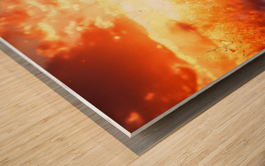 Wild and Free – Wildlife Landscape Art Print Impression sur bois