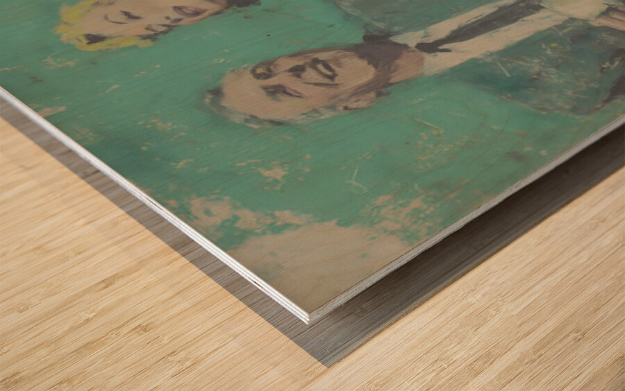 Una Manana en Paris – A Morning in Paris Vintage Poster Art Print Wood print