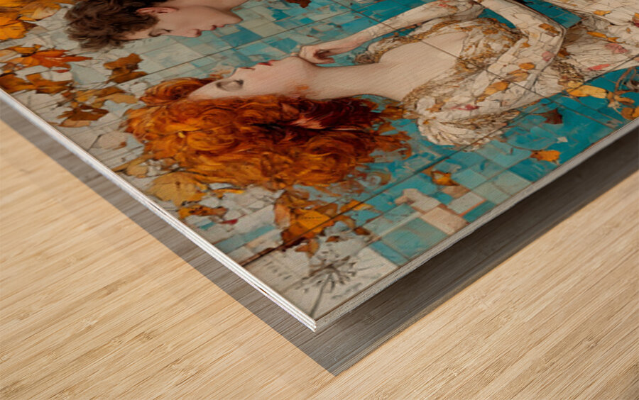 L’Automne du Desir – Autumn of Desire Vintage Poster Art Print Wood print