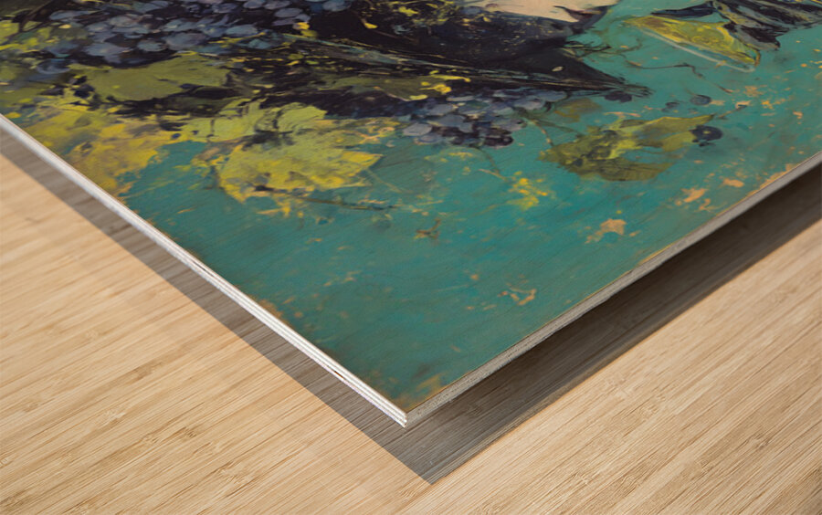 L’Elixir du Vignoble – The Vineyard Elixir Vintage Poster Art Print Impression sur bois