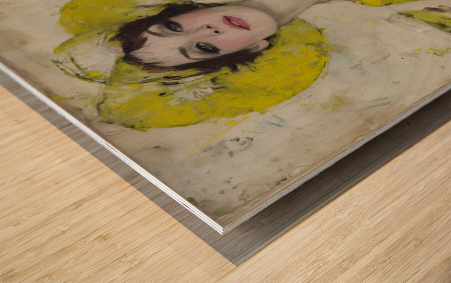 L’Elegance Citron – Lemon Elegance Vintage Poster Art Print Wood print