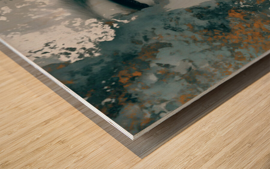 Weathered Profile – Women’s Portrait Art Print Impression sur bois