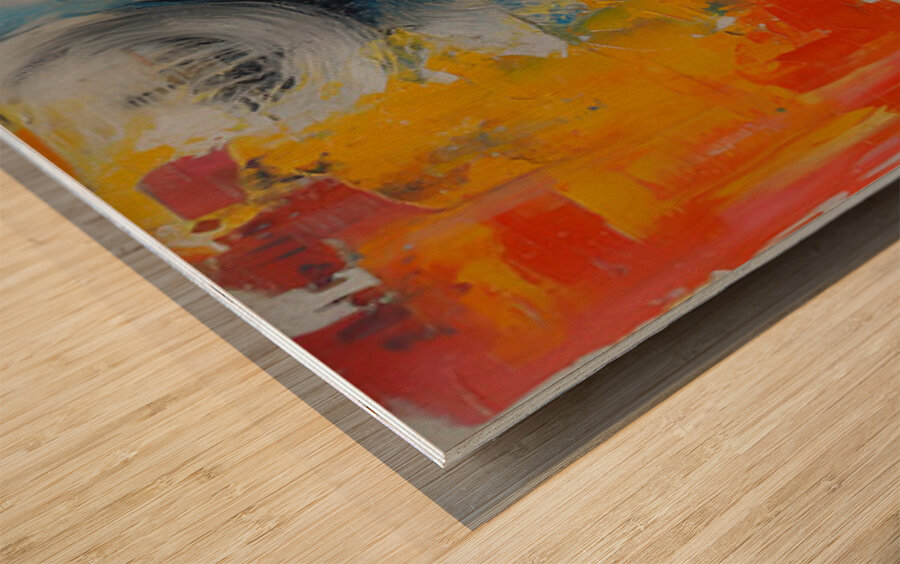 Marilyn Monroe – Neon Pop Glam Portrait Art Print Wood print